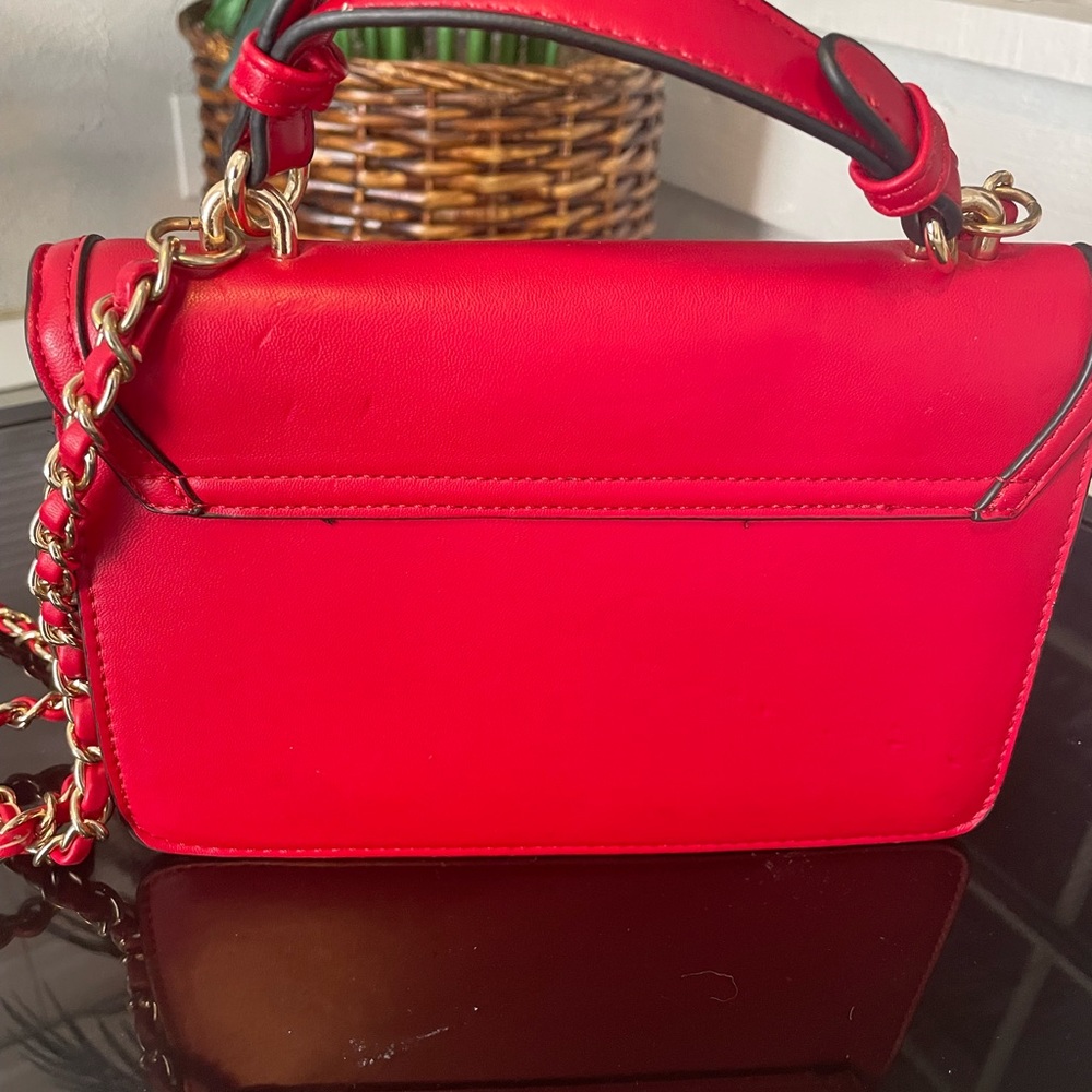 Small red crossbody hand bag - Picture 2 of 6